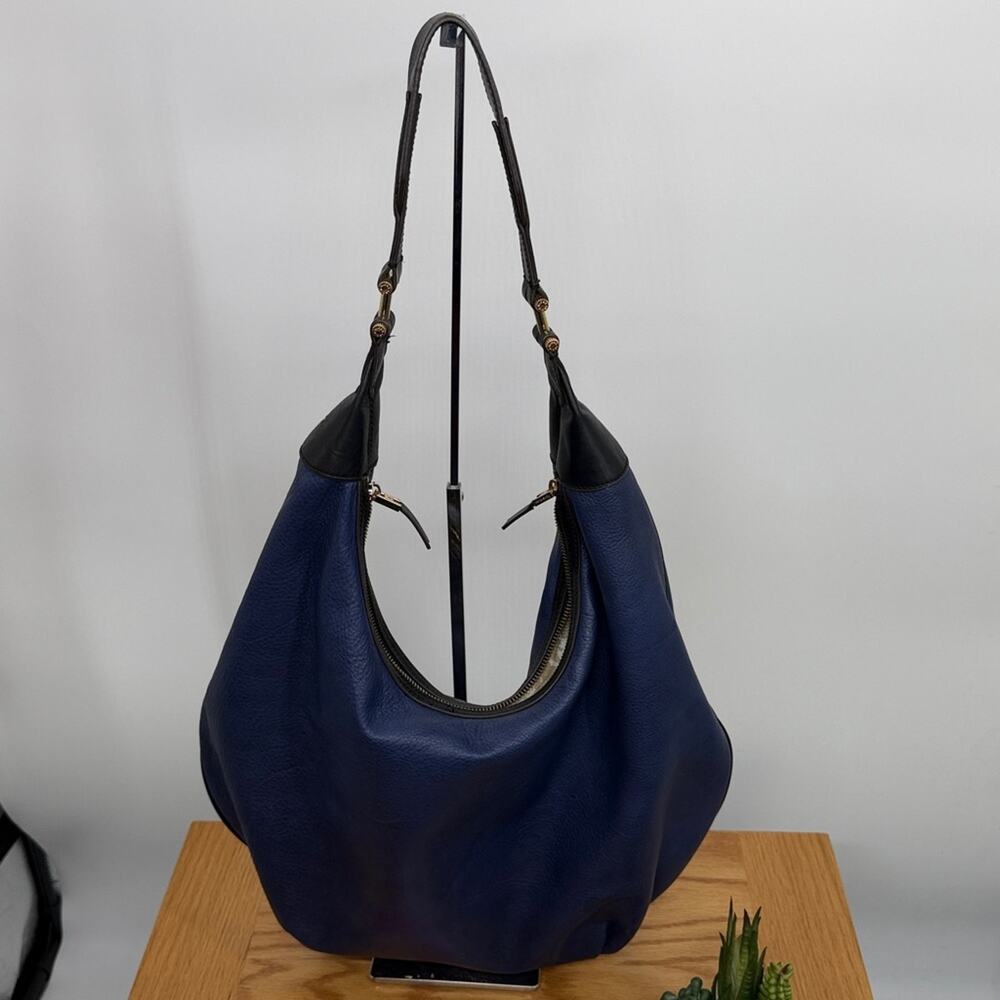 India Hicks Navy Isabella Hobo Bag - Picture 9 of 15